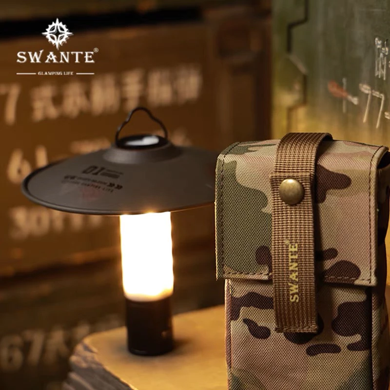 【綠色工場】SWANTE天火燈 豪華版(含收納袋、燈罩) 38燈同款 LED燈 露營燈 帳內燈 露營小夜燈