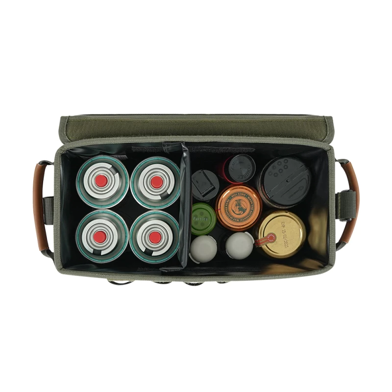 【綠色工場】KAZMI KZM 工業風調味料收納袋 S/L 收納盒 硬殼收納 行李袋 收納箱 行李袋 手提袋 露營收納