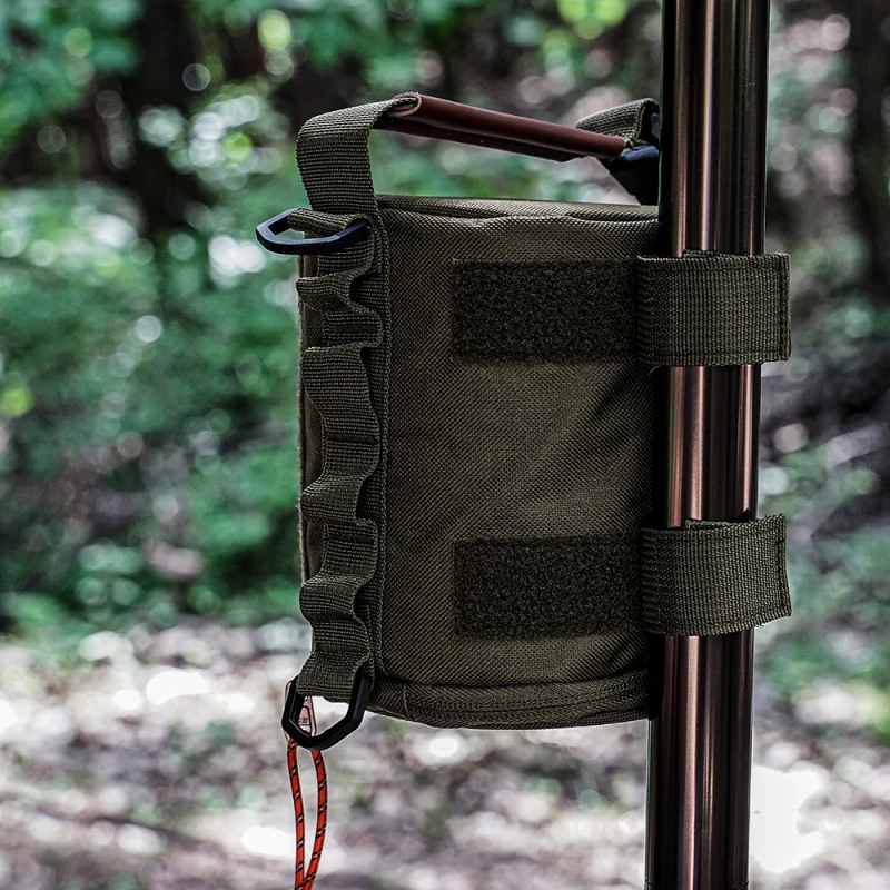 【綠色工場】KAZMI KZM 工業風捲筒衛生紙收納套 面紙套 衛生紙套 面紙盒 面紙收納袋 軍風收納袋