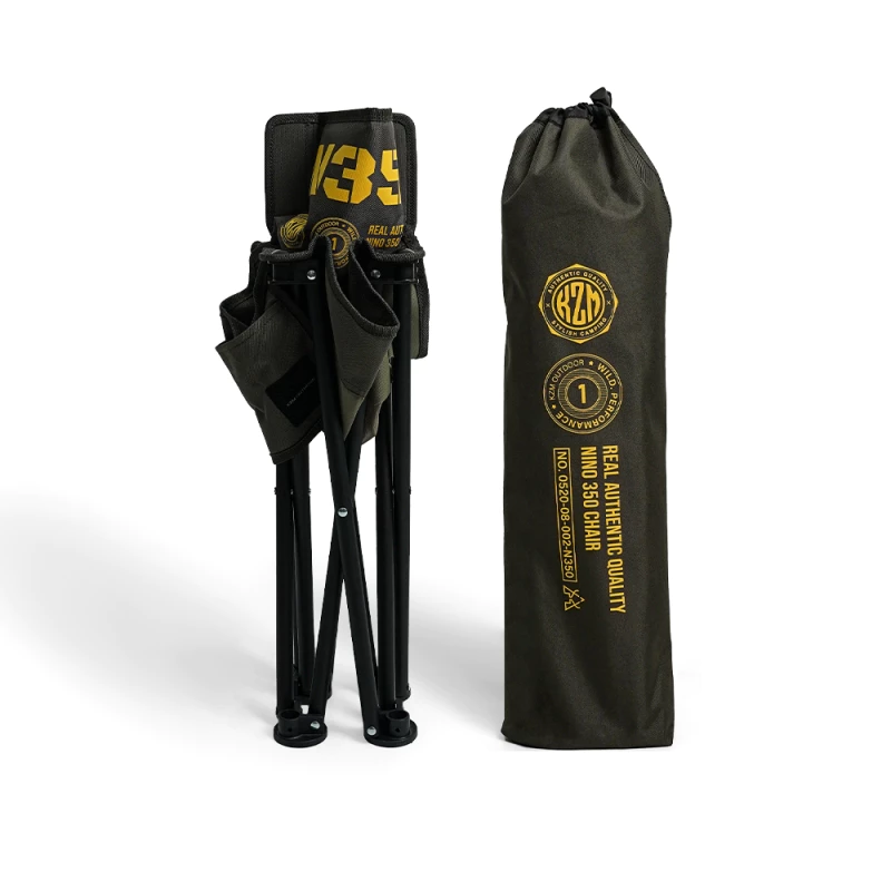 KAZMI KZM N350輕巧折疊椅【綠色工場】露營椅 輕便椅 摺疊椅 童軍椅 迷你椅 工業風 軍風