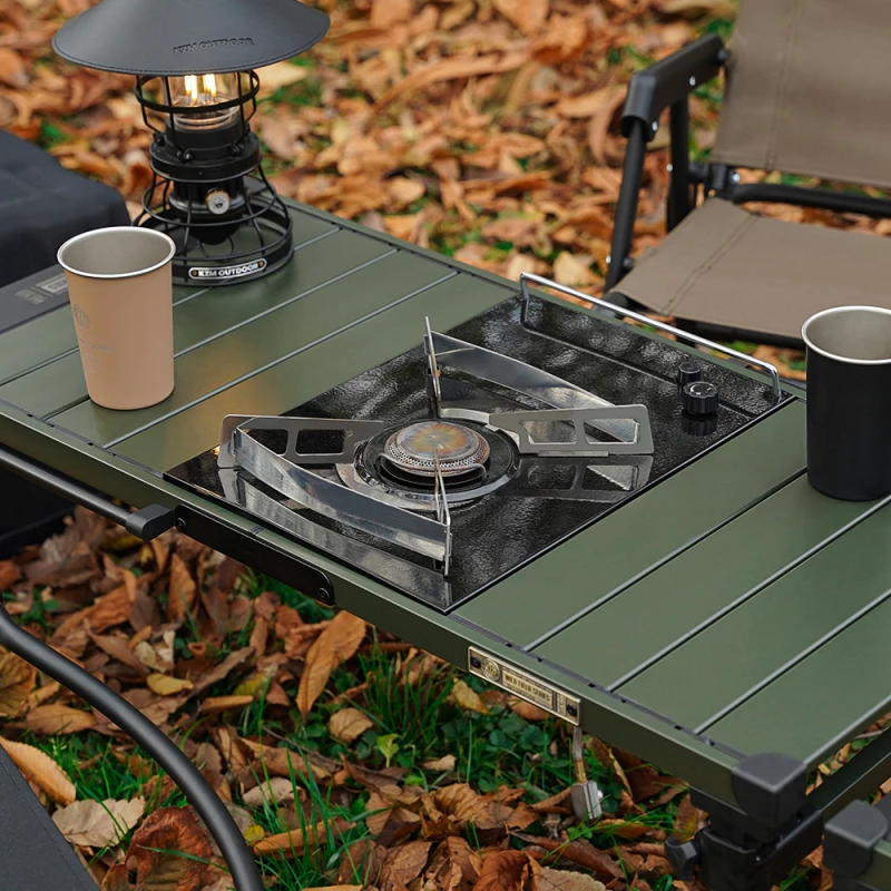 KAZMI KZM 工業風3單位輕量折疊桌【綠色工場】露營桌 IGT桌 一單位可使用 鋁合金桌 摺疊收納