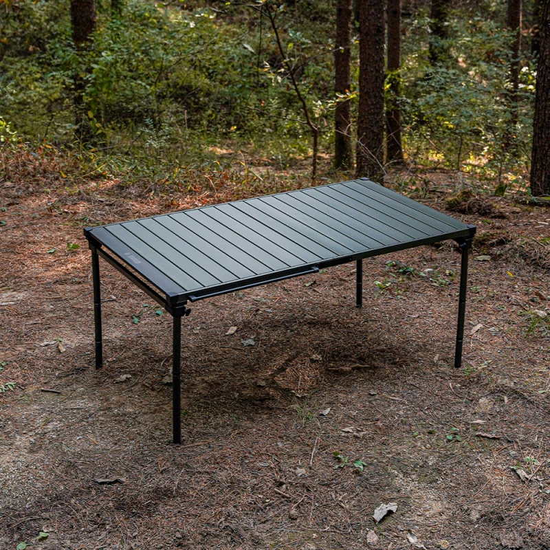 KAZMI KZM 工業風輕量蛋捲桌【綠色工場】露營桌 鋁合金桌 摺疊收納 附收納袋 摺疊桌