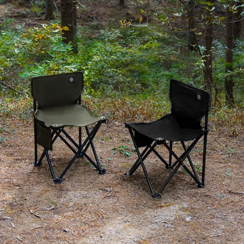 KAZMI KZM 工業風輕巧折疊椅【綠色工場】露營椅 折疊椅 童軍椅 輕便椅 兒童座椅 迷你椅 工業風 軍風