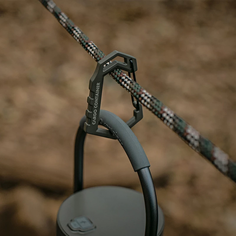 CARGO D型登山扣【綠色工場】金屬掛勾 D扣 可承重100kg 鋅合金 啞光黑/沙色/軍綠 露營神器 掛勾