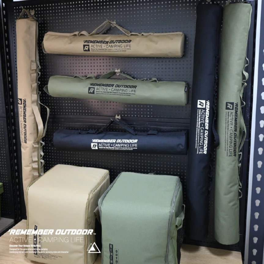 樂活不露 營柱戰術收納包【綠色工場】營柱收納袋 柱型收納袋 長形那袋袋 JX、梅花營柱皆可收納 戰術黑/軍綠/沙色