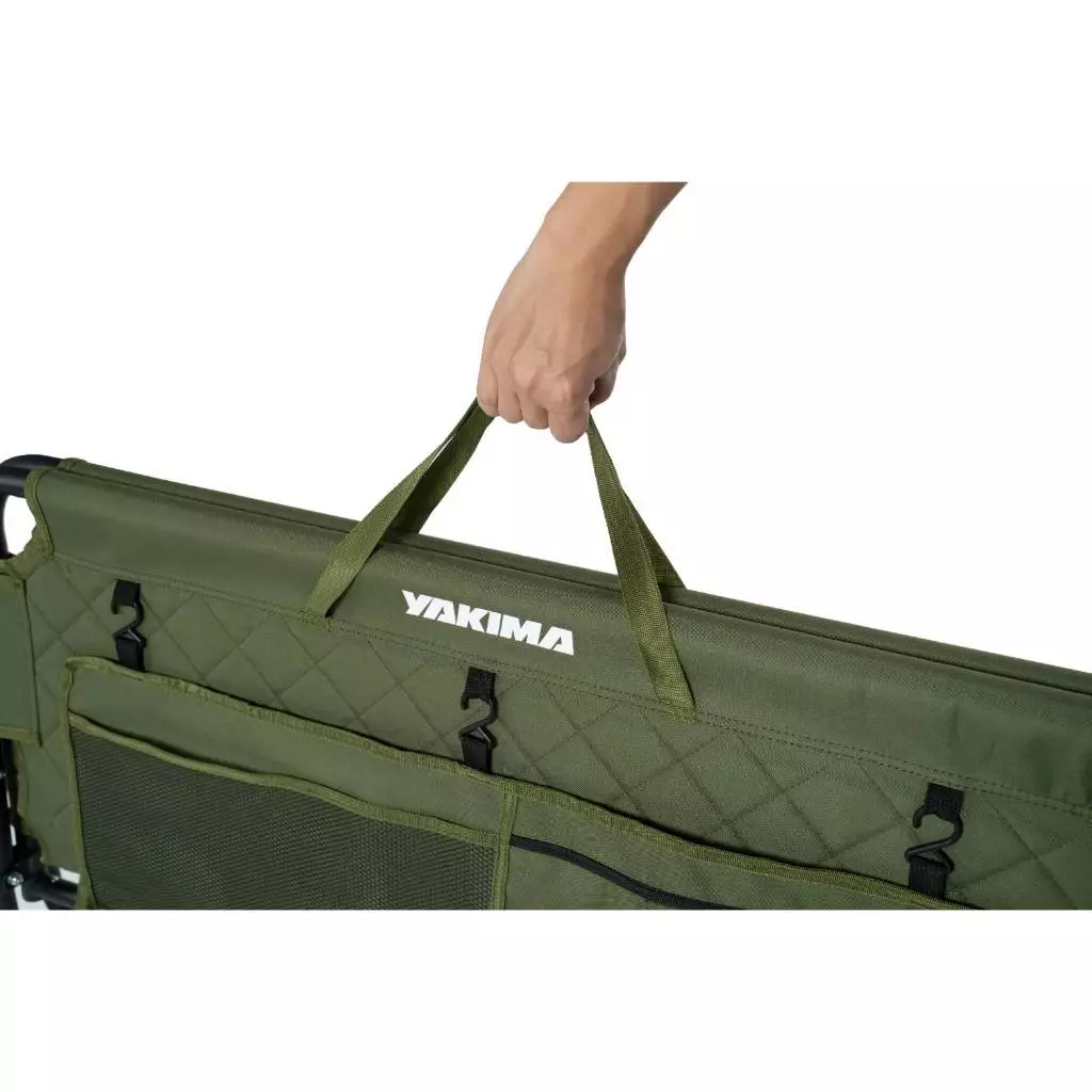 Yakima 菱格雙人椅【綠色工場】雙人椅 摺疊椅 雙人折疊椅 鋁合金木紋把手 露營椅 加厚布料 附椅背收納袋