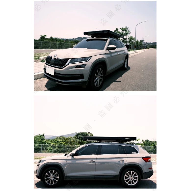 TIMEBOX TB-40 羽量級鋁合金車頂帳【綠色工場】硬殼車頂帳 一推即開帳 輕量級 2+1人帳 車頂帳棚 露營帳