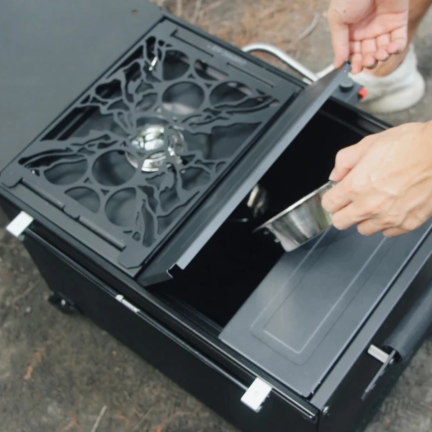 MORIXON 魔法鋁好箱【綠色工場】收納箱 IGT桌面 鋁合金箱 置物箱 60公升容量 裝備箱 MB-2 黑化戰術箱