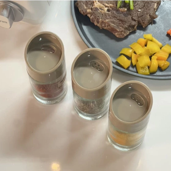 仙德曼 Sadomain 露營調味罐10件套組【綠色工場】台灣製造（附收納提袋）玻璃調味罐 調味瓶 CA001