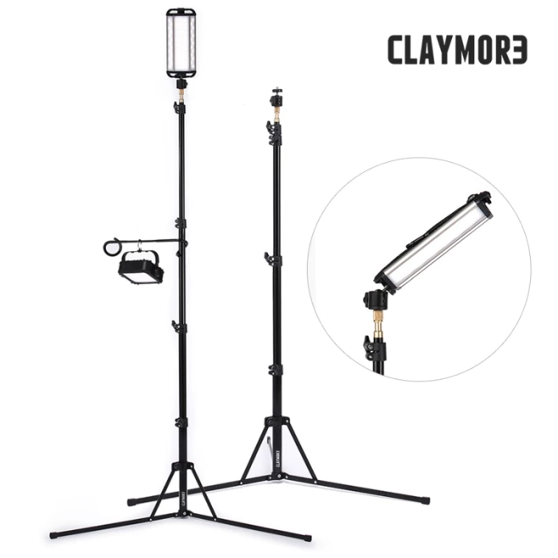 CLAYMORE 多功能腳架【綠色工場】腳架 三腳燈架 吊燈架 鋁合金燈架 含專用收納袋 附雲台
