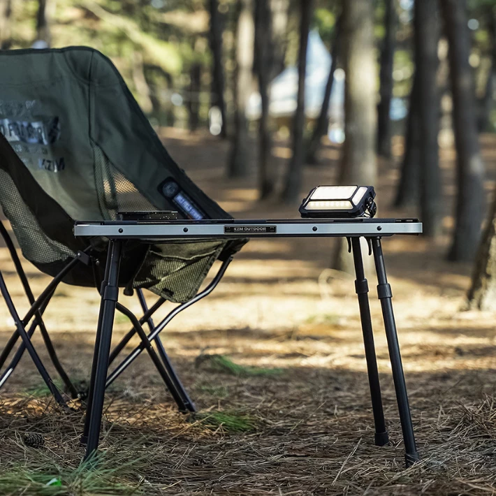 KZM ONE SERIES S桌【綠色工場】kazmi 露營桌 鋁合金桌 黑化 層板桌 可拼接桌 韓國選物