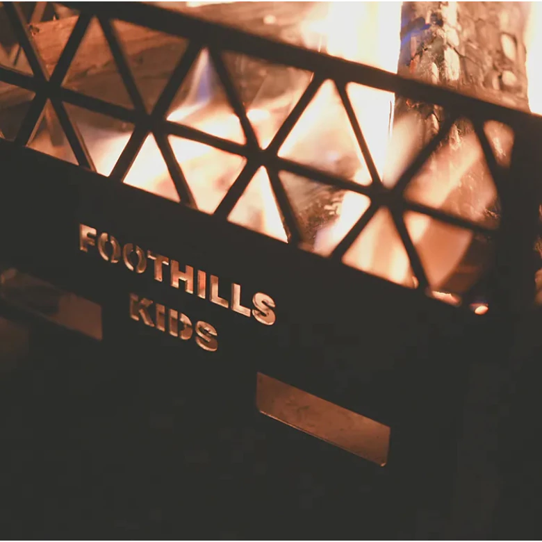 Foothills 山麓焚火台 KIDS【綠色工場】台灣製精品 附收納袋 烤架 柴爐 柴燒爐 取暖爐 焚火台