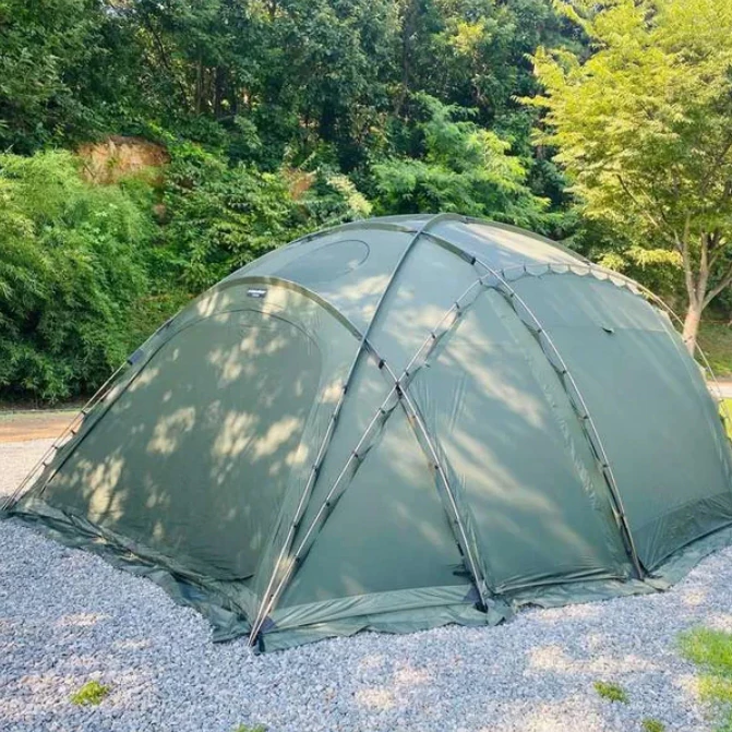 URBANSIDE｜STEGO｜ 劍龍圓頂帳【綠色工場】圓頂帳 圓頂庇護所 戰術龜背芋 一房一廳 別墅帳 風格露營