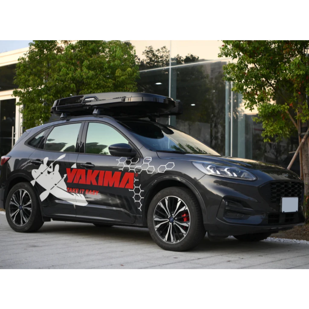 Yakima HELLA FLUSH 低風阻車頂箱【綠色工場】車頂行李箱 置物箱 車頂漢堡 書包 行李箱 黑色雙開