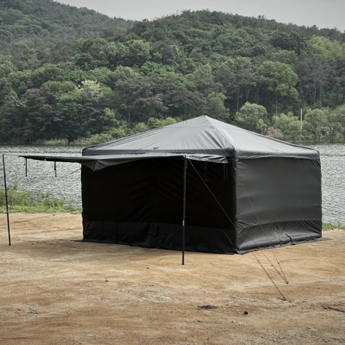 CAMVIL Sa-Gat Air 充氣客廳【綠色工場】客廳帳 充氣帳 炊事帳 斗笠充氣帳