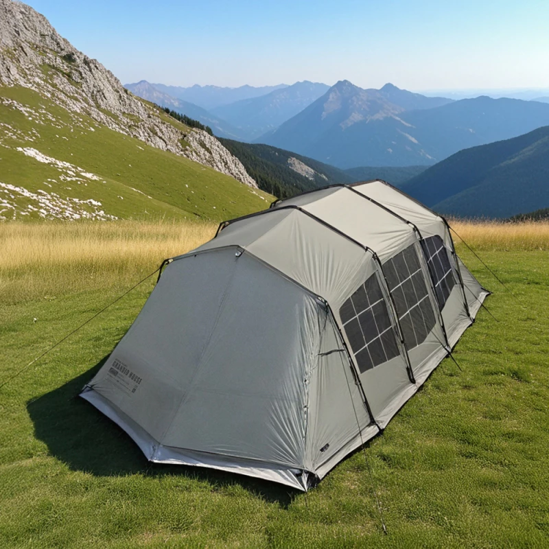 KZM GRANDIO 獵鷹座四環帳【綠色工場】kazmi 露營帳篷 隧道帳 四季帳 一房一廳 四季帳 別墅帳 家庭帳