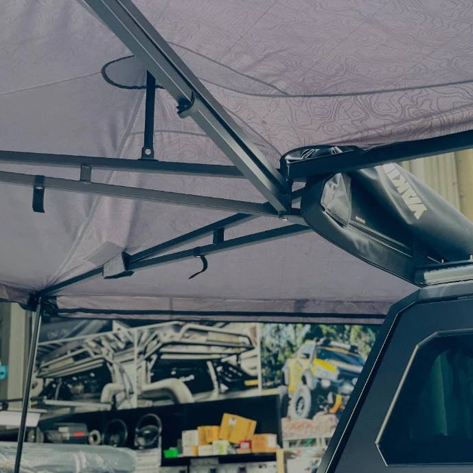 Yakima OverNOut 270 XL 扇形車邊帳【綠色工場】 蝙蝠帳 車邊帳 客廳帳 車邊天幕 遮陽帳 車邊天幕