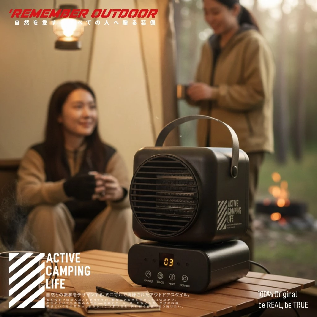 樂活不露 坦克電暖器 【綠色工場】Remember Outdoor 電暖爐 陶瓷電暖器 PTC 暖風機 暖氣機