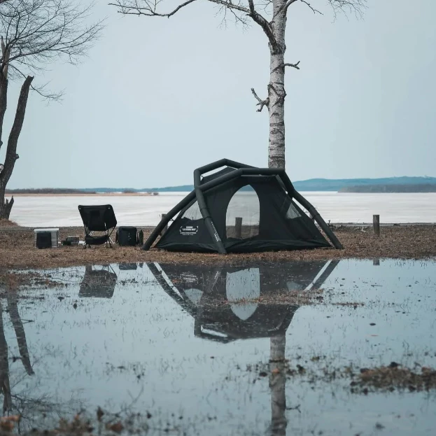 CAMVIL GODONG AIR 充氣田螺帳 2P【綠色工場】露營帳篷 充氣帳 4人帳篷 TC棉帳篷 氣柱帳