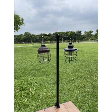 JG Outdoor 配件組 【綠色工場】桌面吊物架 吊物掛燈組 桌面伸縮吊燈架 層板組 掛物架 桌邊架 露營燈架