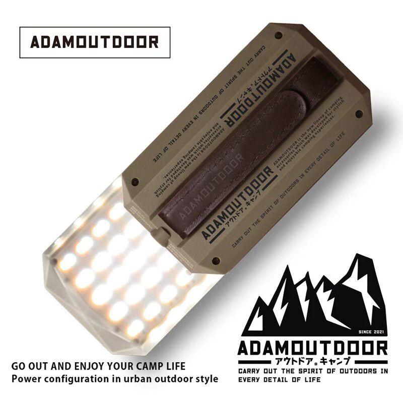 【綠色工場】 ADAMOUTDOOR｜3D廣角鑽石燈 LED燈 露營燈 照明燈 戶外照明 小夜燈白/暖白/黃光
