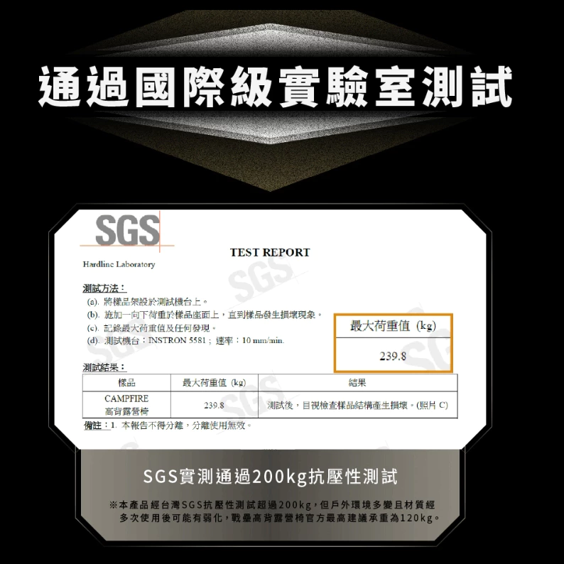 CAMPFIRE 戰壘高背露營椅【綠色工場】營火部落 達哥推薦 輕量戰術高腳椅 戰術椅 露營椅 收納椅 多段可調整