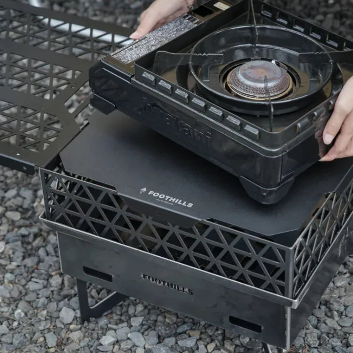 Foothills 山麓焚火台蓋板【綠色工場】山麓焚火台桌板 上蓋桌板 桌面兩用可放置GZ燈