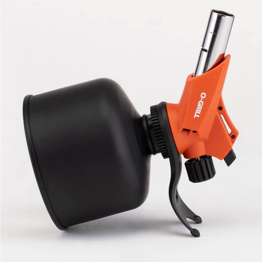 O-Grill 多功能瓦斯噴槍【綠色工場】GT-666E 高山瓦斯罐專用 火雞 打火機 賴打 防水電子點火 1300°C