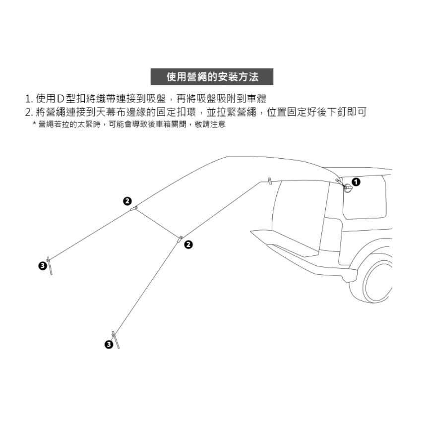 【綠色工場】the earth 車邊/車尾專用天幕 輕量天幕 輕便好攜帶 車宿車泊 延伸天幕
