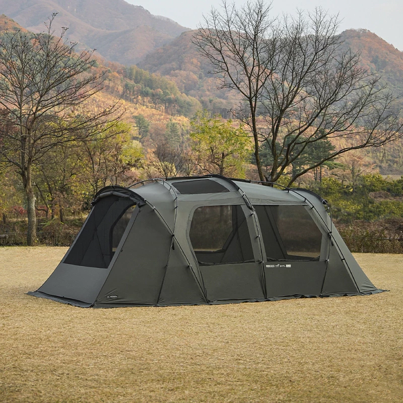 【綠色工場】KAZMI KZM GEOPATH PRO 黑森林別墅帳 一房一廳 四季帳 5人帳 露營帳 家庭帳 隧道帳