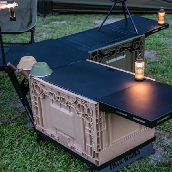 FIELD WORKS 鐵件系列 鐵桌板 【綠色工場】狂派箱專用 可摺疊收納