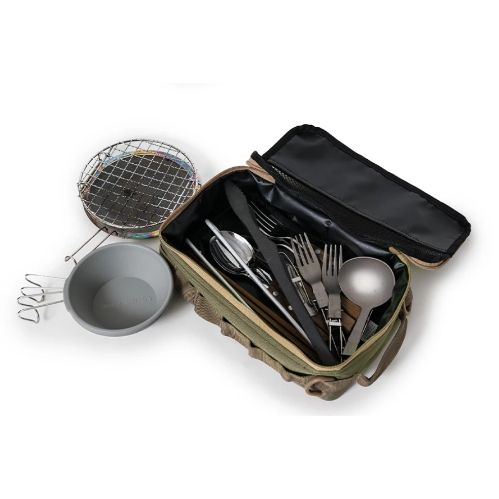 The earth CORDURA 餐具收納袋【綠色工場】 廚具置物袋 掛袋 掛物袋 裝備袋 吊掛 軍風露營 美學