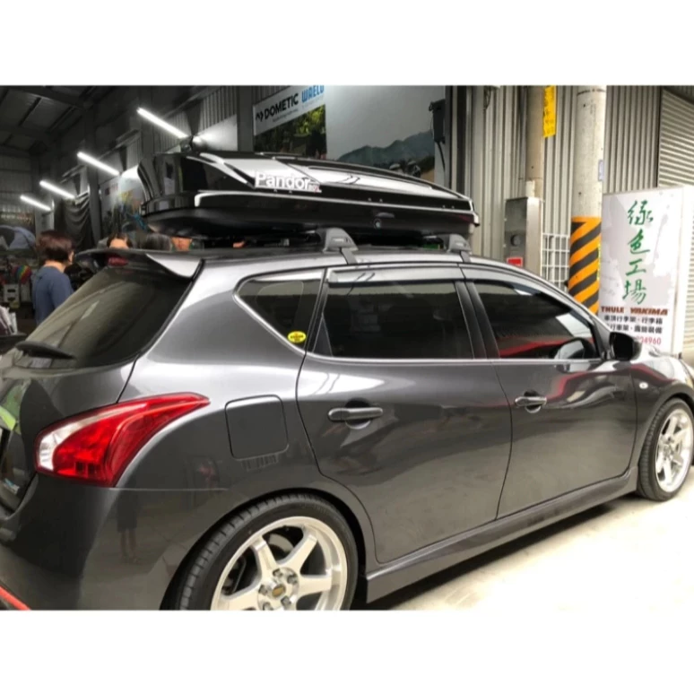 Overlook S2 雙系統/鑰匙式車頂箱 【綠色工場】450L 雙開快拆夾具 車頂箱 車頂置物箱 行李箱 車頂漢堡