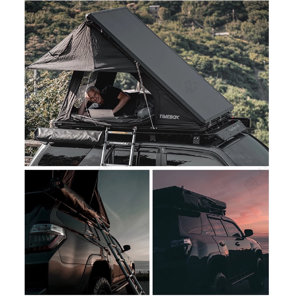 【綠色工場】TIMEBOX TB-02-L 三角洲鋁合金車頂帳 3人帳 車頂帳篷 車宿帳篷 硬殼車頂帳 露營帳 車泊
