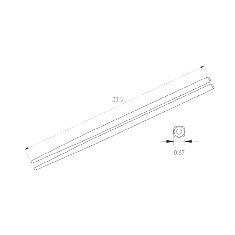 【綠色工場】鎧斯Keith Ti5622 純鈦輕量環保攜帶式方型筷子 附收納袋/ 23cm 鈦筷 鈦餐具 露營 登山