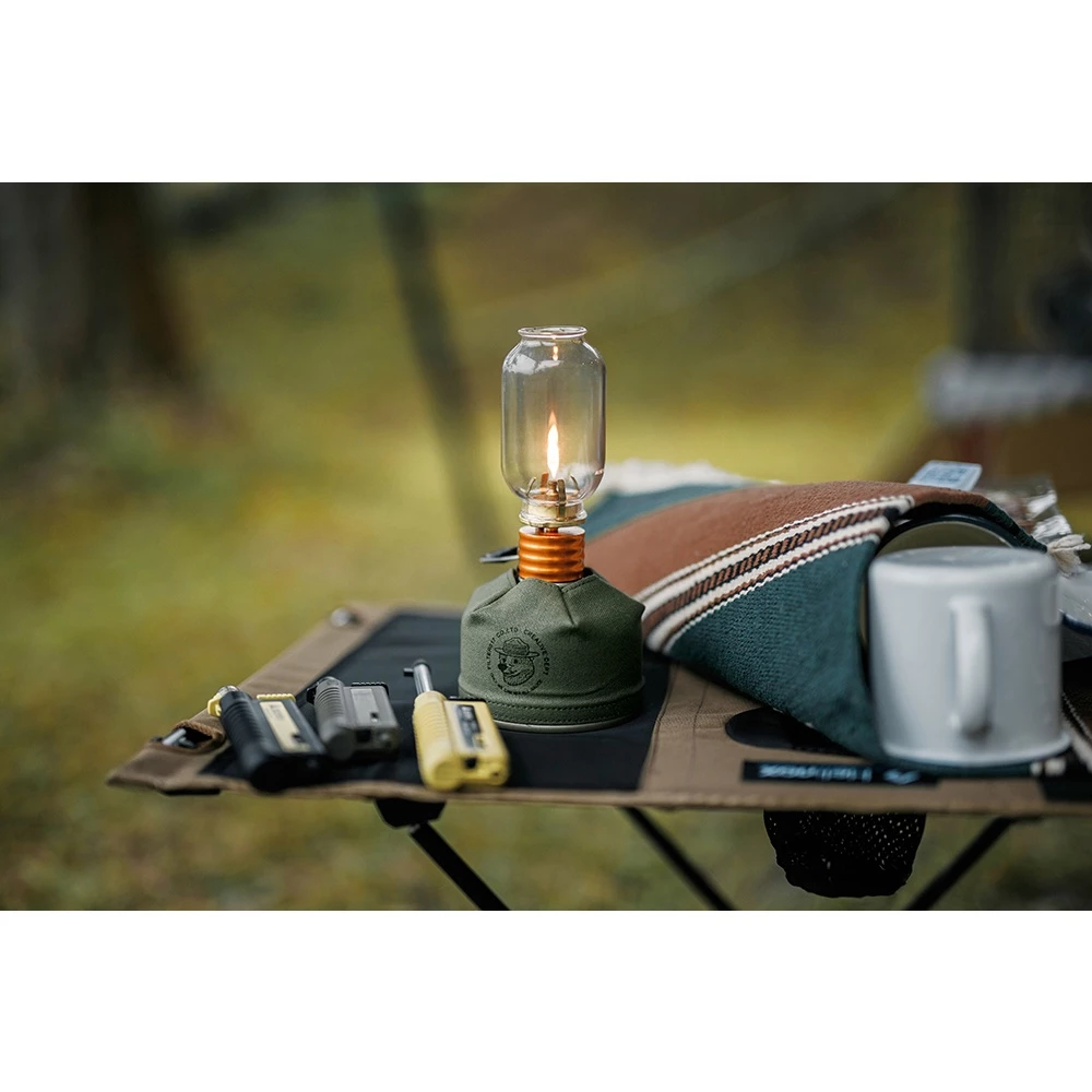 【綠色工場】Filter017上蠟帆布瓦斯罐套 軍風軍綠 高山瓦斯套 卡式爐 瓦斯爐 高山爐 高功率爐 露營 野營