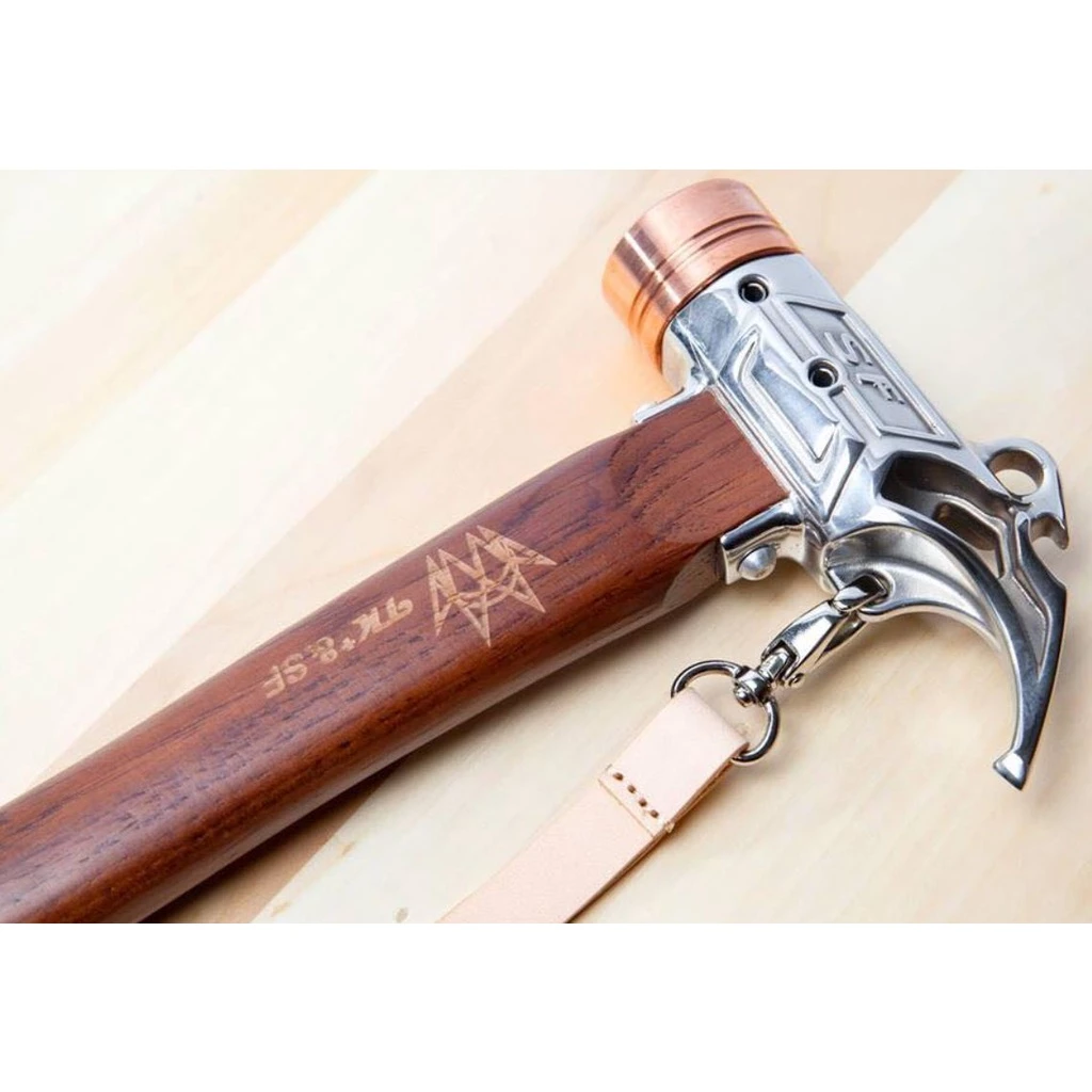 【綠色工場】TKS 獸角銅鎚 紅銅頭營鎚 營錘 營鎚 鐵鎚 拔營釘器 (SF-EG01) 營槌 露營工具