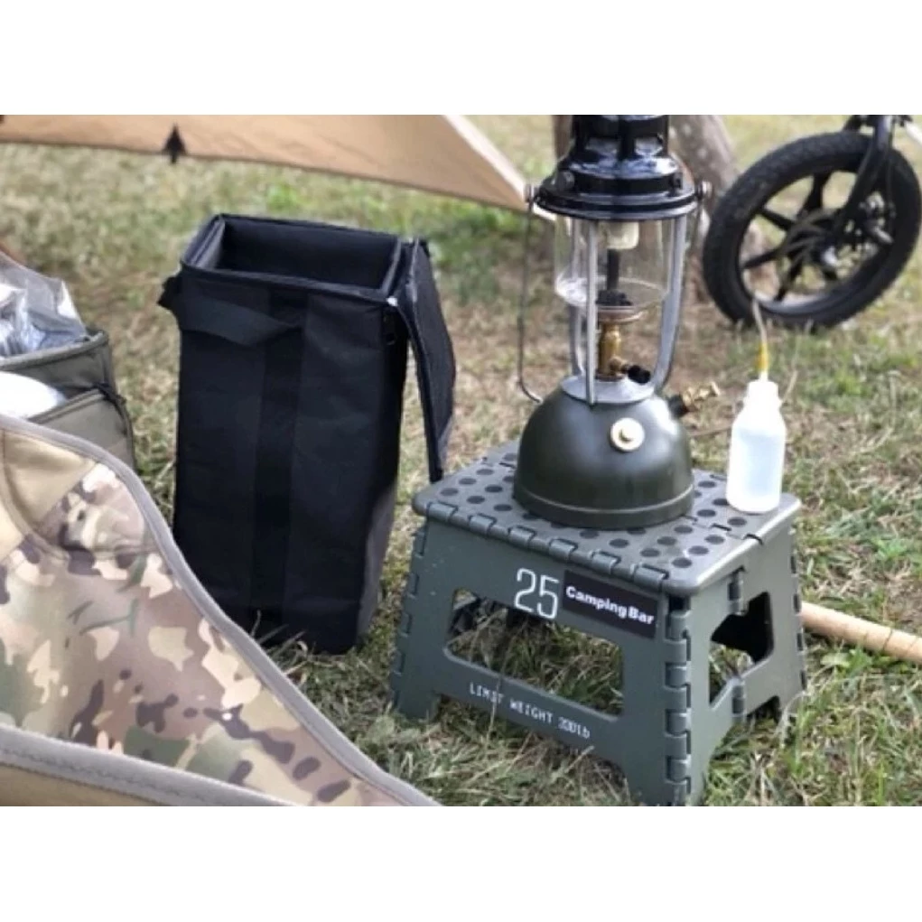 Camping Bar 22cm工業風折凳（買一送一）【綠色工場】小椅 摺疊凳 摺疊椅 板凳 露營 戶外 野營