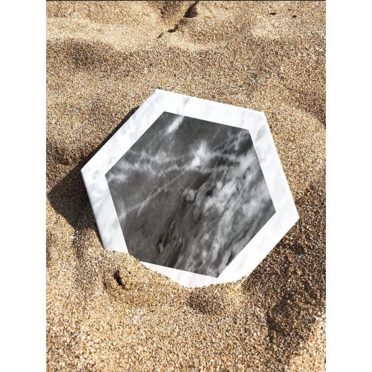 【綠色工場】西班牙精製 食磚器具販賣所 六角幾何盤 六角花磚 磁磚盤 蠟燭盤 甜點盤 隔熱墊 杯墊 砧板 露營美學