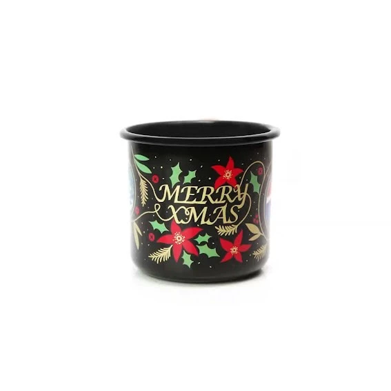 【綠色工場】聖誕節限定 Truvii 聖誕琺瑯杯 感溫變色杯 馬克杯 聖誕節 交換禮物 水杯 飲料杯 露營