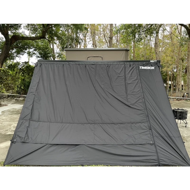 【綠色工場】TIMEBOX 車邊帳專用圍布 布房 黑膠邊布 客廳帳 天幕 遮雨棚 車邊帳 延伸帳 帳篷 露營 車床