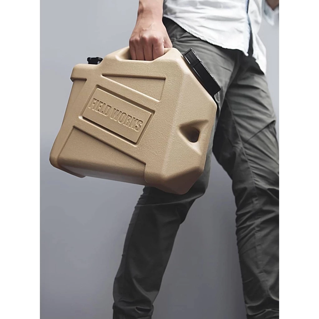 【綠色工場】FIELD WORKS 儲水桶10L 均風水桶 攜帶水箱 水壺 可提式水桶 風格露營 飲料桶