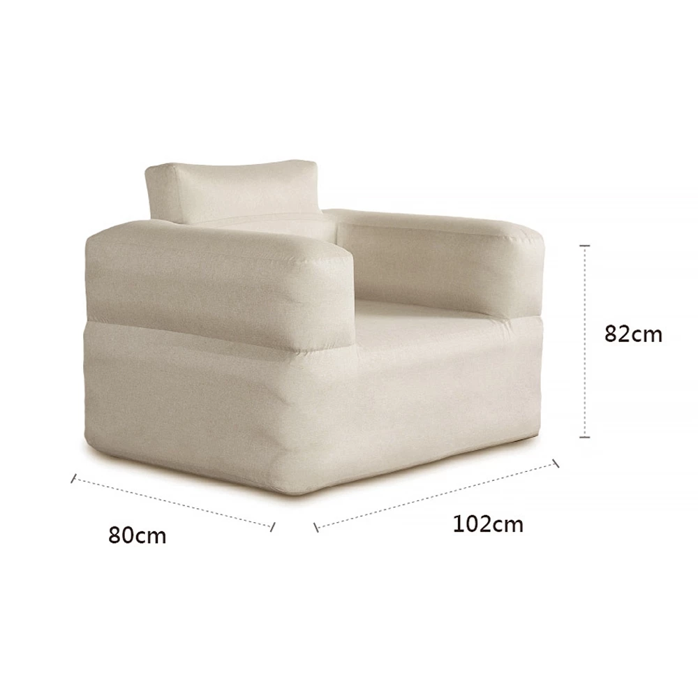 Outdoorbase Air 單品充氣沙發 (卡其色/深藍)【綠色工場】 懶人椅 露營美學 充氣椅 充氣沙發 可機洗