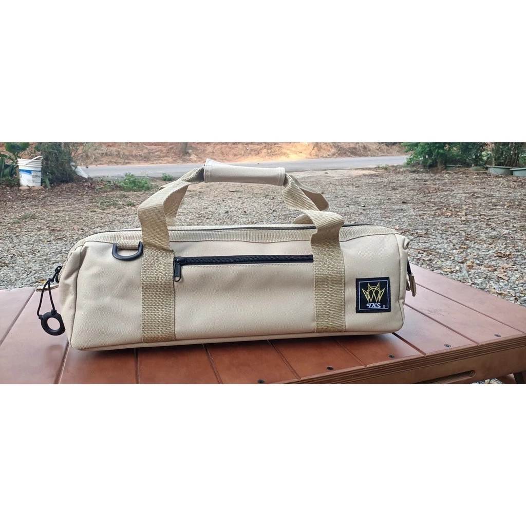 TKS 黑潮工具袋 黑/沙色 【綠色工場】收納工具袋 收納袋 裝備袋 營釘袋 手提袋 萬用收納袋 露營 野營