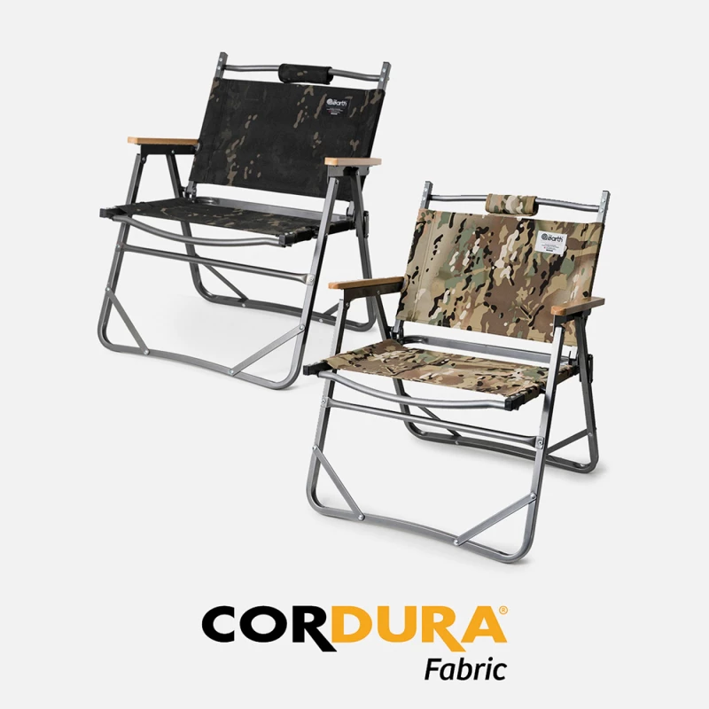 【綠色工場】the earth CORDURA 折疊椅 克米特椅 低座折疊椅 休閒椅 露營椅 武椅 摺疊椅 收納椅