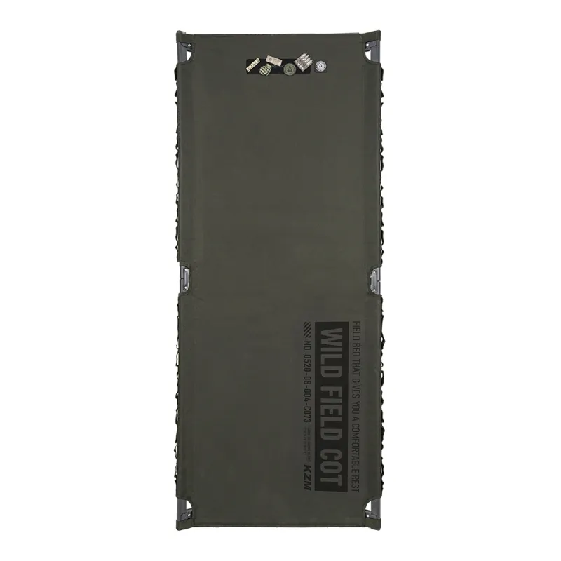 【綠色工場】KAZMI KZM 工業風加寬行軍床Wide 露營床 折疊床 戶外 野營 行軍床 睡床 露營 軍綠 軍風風格