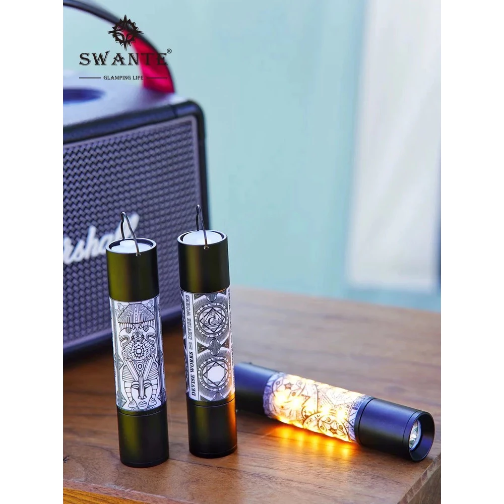 【綠色工場】SWANTE天火燈 豪華版(含收納袋、燈罩) 38燈同款 LED燈 露營燈 帳內燈 露營小夜燈