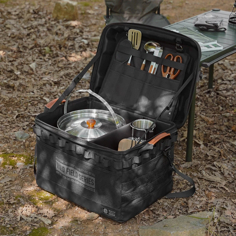 【綠色工場】KAZMI KZM 工業風硬殼廚具收納袋 餐廚具收納盒 硬殼收納 行李袋 收納箱 行李袋 手提袋 露營收納