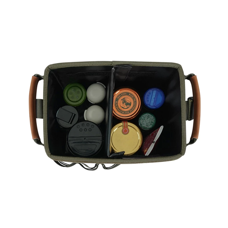 【綠色工場】KAZMI KZM 工業風調味料收納袋 S/L 收納盒 硬殼收納 行李袋 收納箱 行李袋 手提袋 露營收納