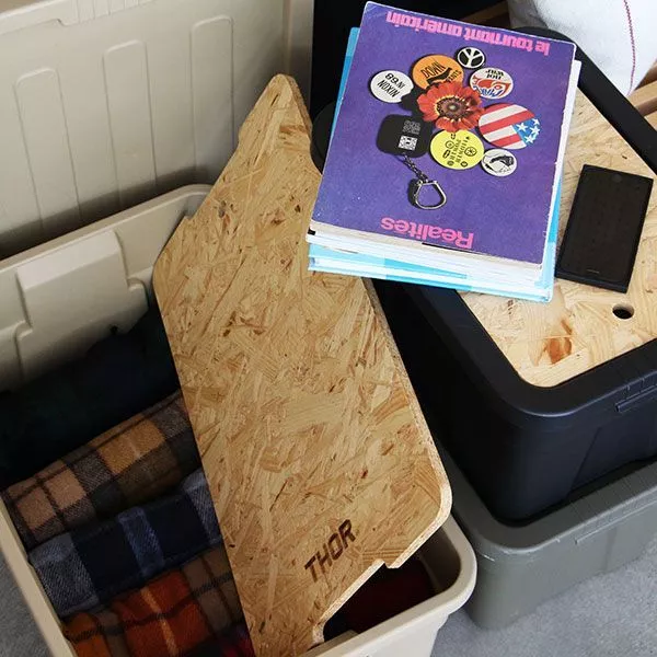 THOR 日本限定 Large Totes With Lid 53L 多功能層疊方形收納箱 【綠色工場】收納箱 置物箱